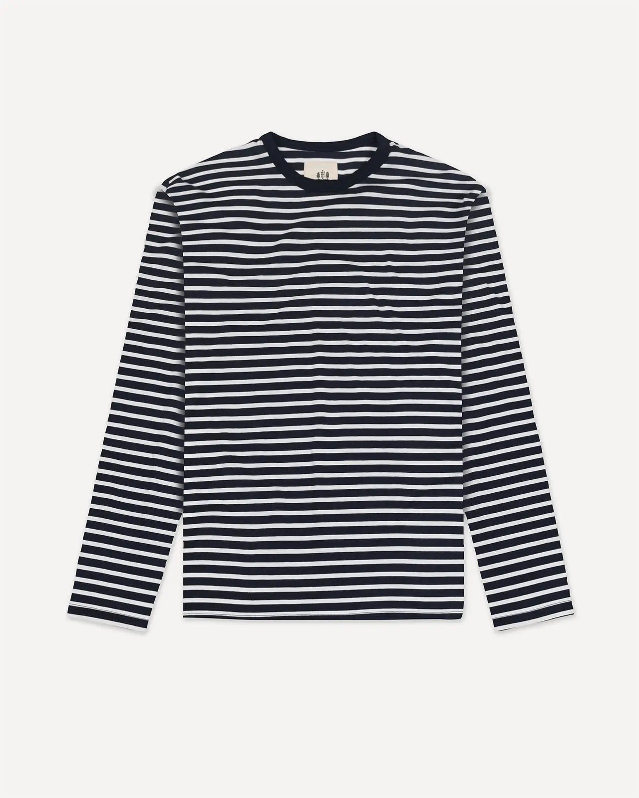 Tee Shirt Joritz Breton Stripe Deep Marine