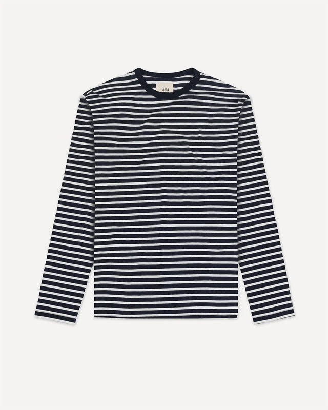 Tee shirt Joritz Breton stripe deep marine