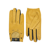 Men S The Suited Racer Two Colour Leather Driving Gloves