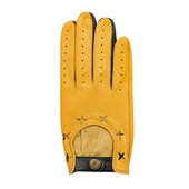 Men S The Suited Racer Two Colour Leather Driving Gloves