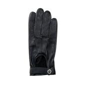 Men S Three Point Leather Driving Gloves With Wristwatch Cut Out