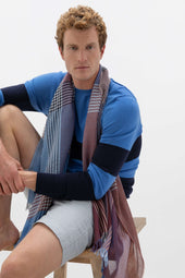 Colour Block Merino Jumper