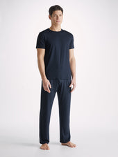 Men's Basel T-Shirt and Lounge Trousers Navy Set