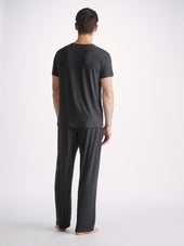 Men S Marlowe T Shirt And Lounge Trousers Anthracite Set