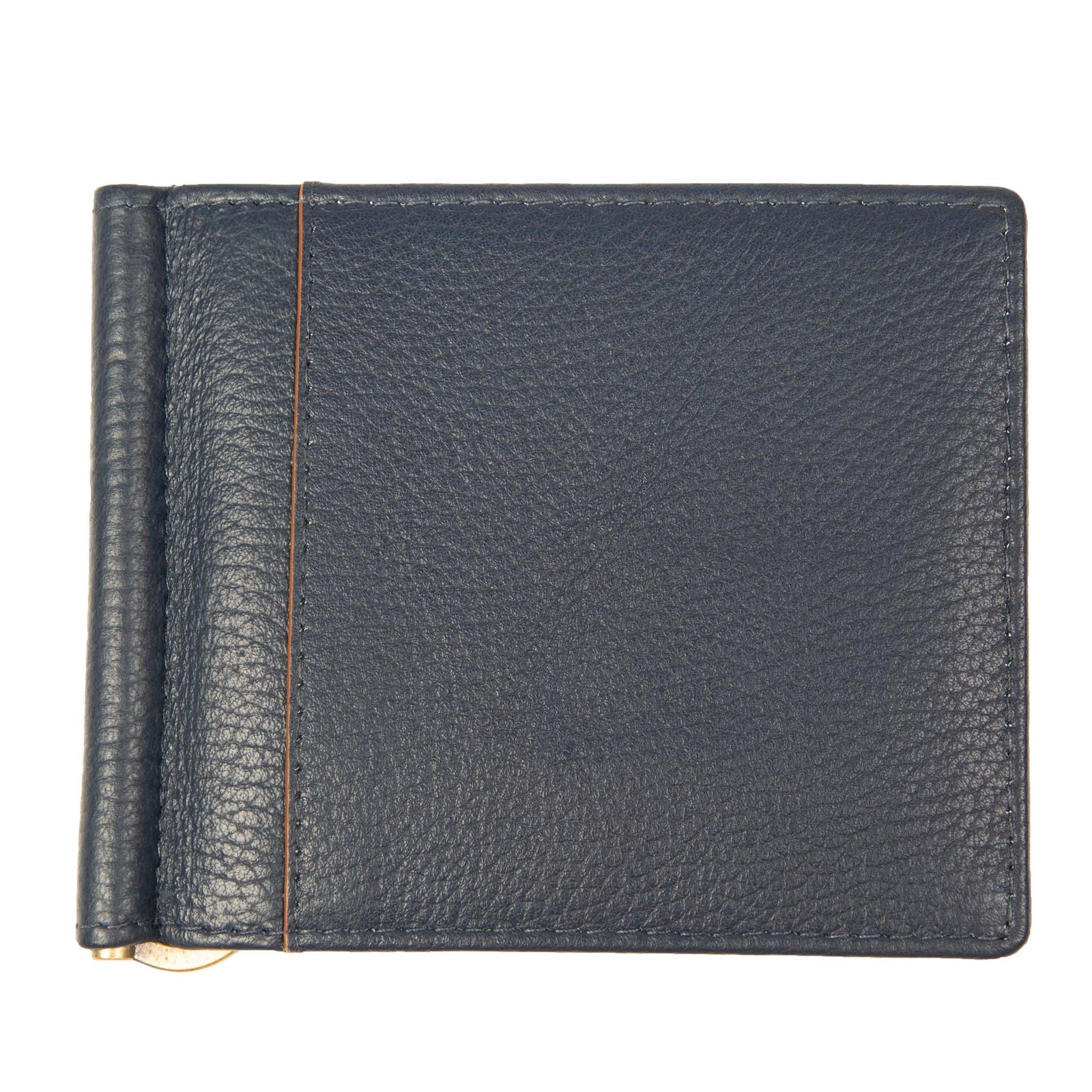 Men S Pebble Grain Leather Bifold Wallet With Money Clip And Rfid Blocking