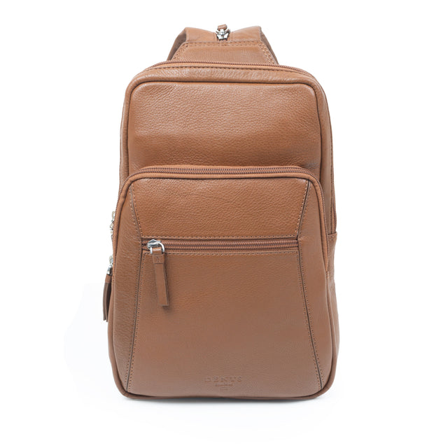 Men's Small Pebble Grain Leather Backpack