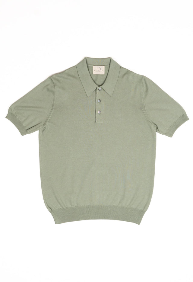 Men's Cotton Short Sleeve Polo Mint