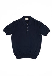 Men's Cotton Short Sleeve Polo Navy