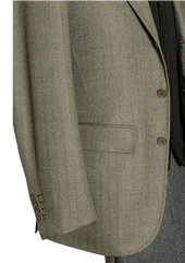 Men S Lambswool Herringbone Single Breasted Jacket