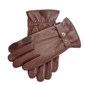 Men S Water Resistant Three Point Fleece Lined Leather Shooting Gloves With Suede Palm