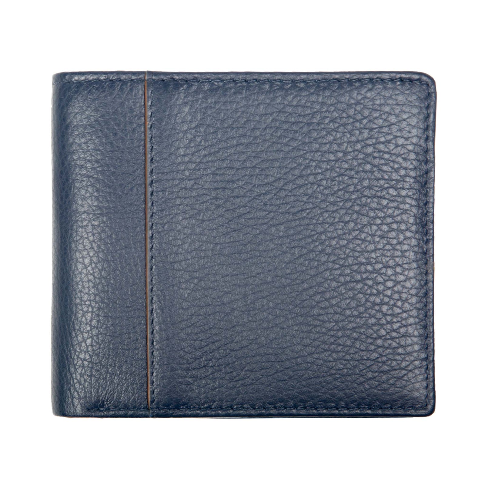 Men S Slim Pebble Grain Leather Bifold Wallet With Rfid Blocking