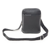 Men's Small Pebble Grain Leather Crossbody Bag