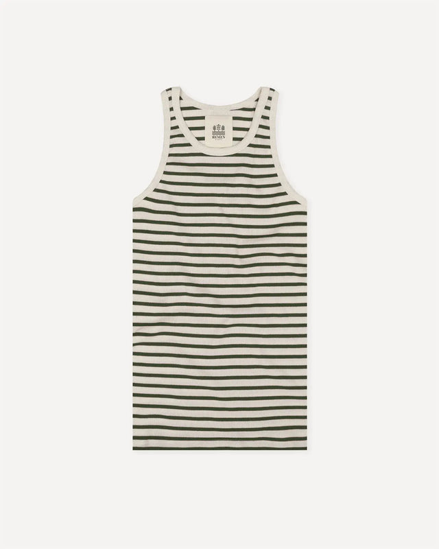 Tank top Gari Breton stripe khaki