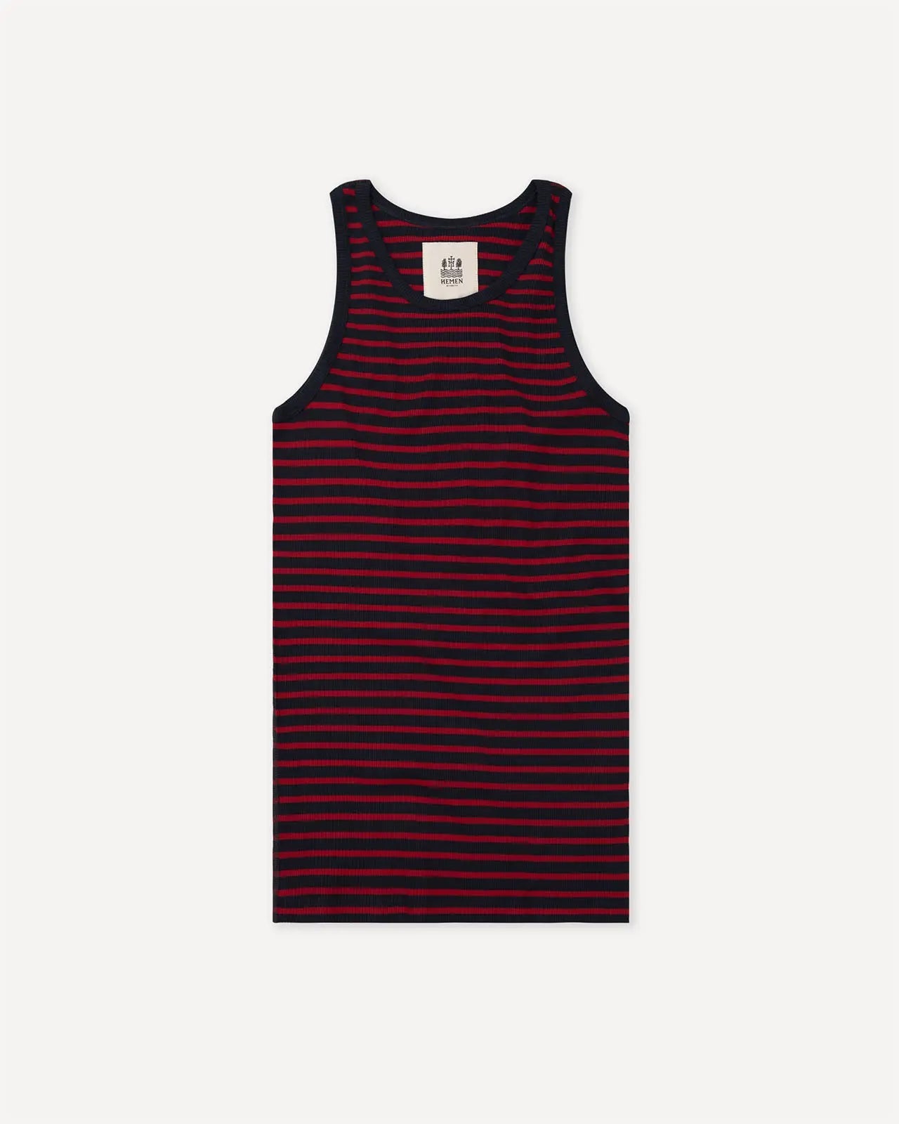 Tank Top Gari Breton Stripe Deep Marine Red