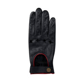 Men S The Suited Racer Touchscreen Leather Driving Gloves With Wristwatch Cut Out