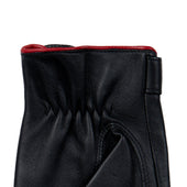 Men S The Suited Racer Touchscreen Leather Driving Gloves With Wristwatch Cut Out