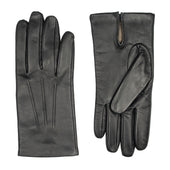 Men S Touchscreen Three Point Cashmere Lined Leather Gloves