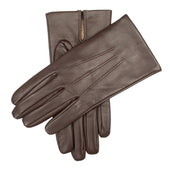 Men S Touchscreen Three Point Cashmere Lined Leather Gloves