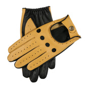 Men S Touchscreen Leather Driving Gloves