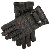 Men S Heritage Cashmere Lined Abraham Moon Tweed And Deerskin Leather Gloves