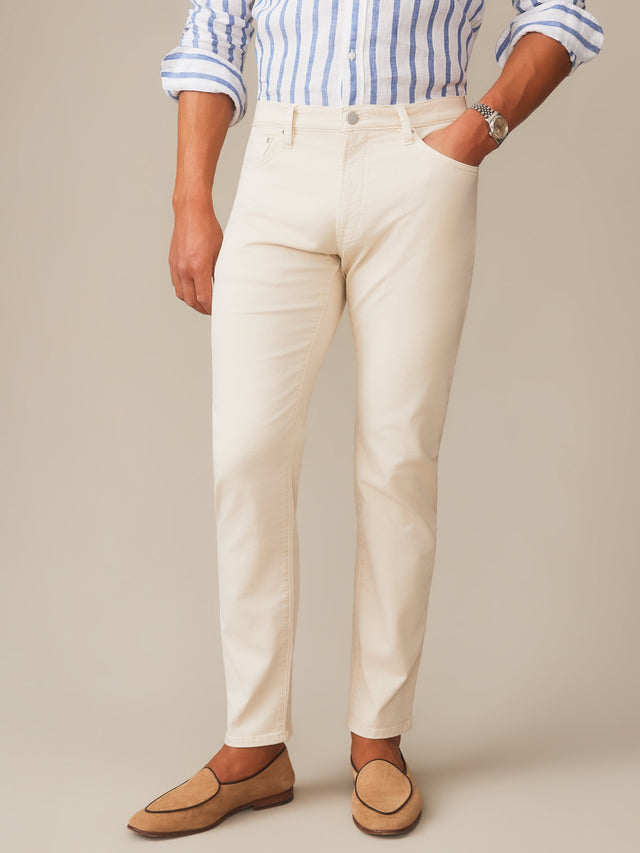 Chalk Solid Mercer Pants | Men's Pants | J.McLaughlin