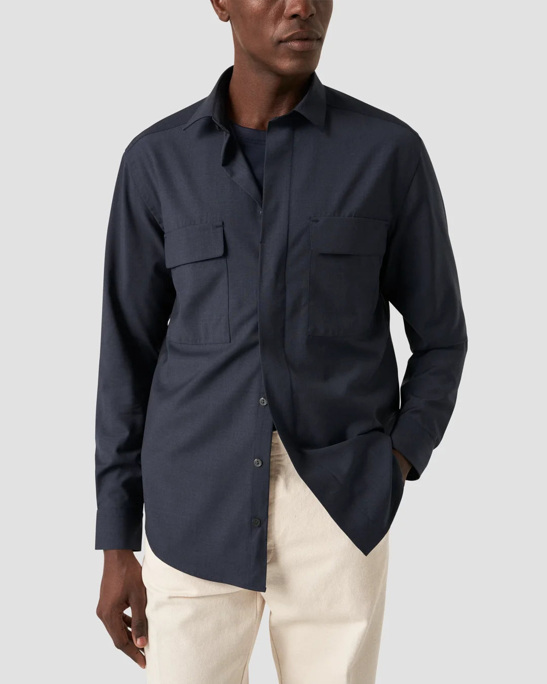 Merino Wool Overshirt Eton