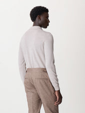 Pull Col Polo En Laine M Rinos M Lang E Beige