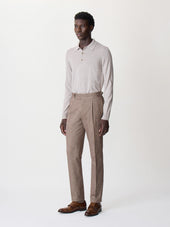 Pull Col Polo En Laine M Rinos M Lang E Beige