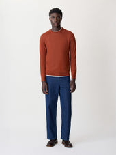 Pull Col Rond En Laine M Rinos M Lang E Rouge