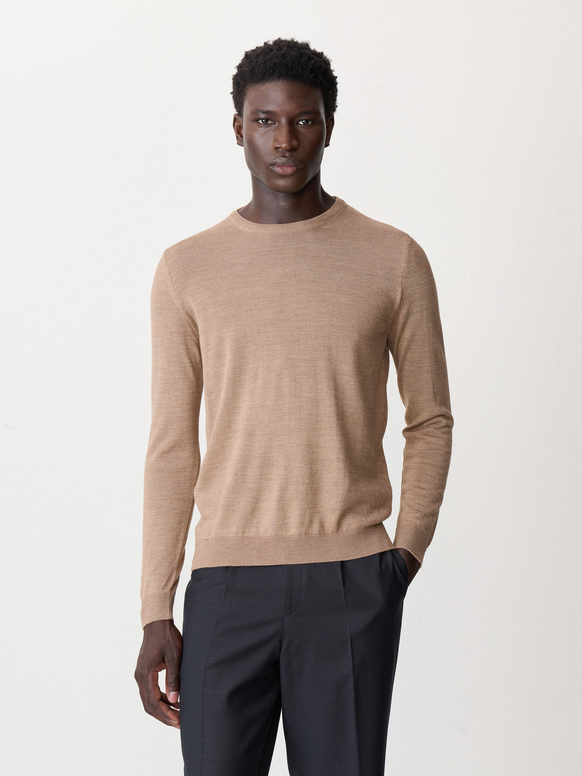 Pull Col Rond En Laine M Rinos M Lang E