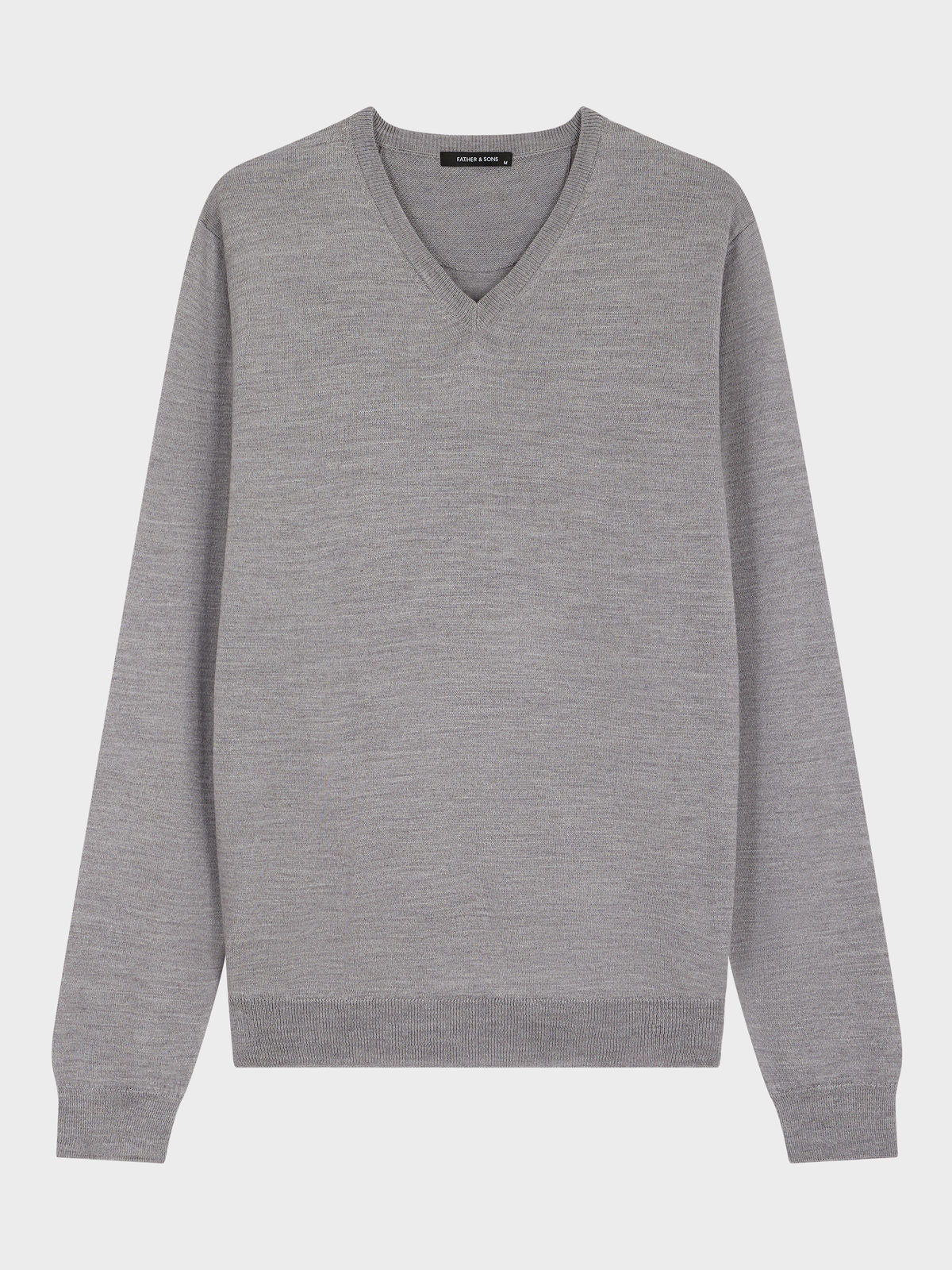 Pull Col V En Laine M Rinos M Lang E Grise