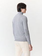 Pull Col Zipp En Laine M Rinos M Lang E Grise