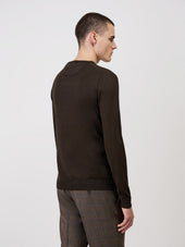 Pull Col V En Laine M Rinos M Lang E Marron