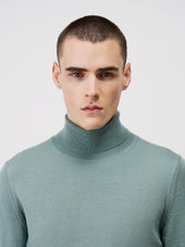 Pull Col Roul En Laine M Rinos M Lang E Verte