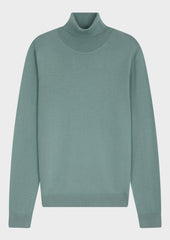 Pull Col Roul En Laine M Rinos M Lang E Verte