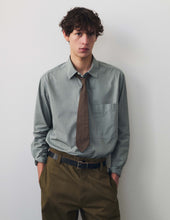 Mhl Tie Sanded Cotton Poplin Umber