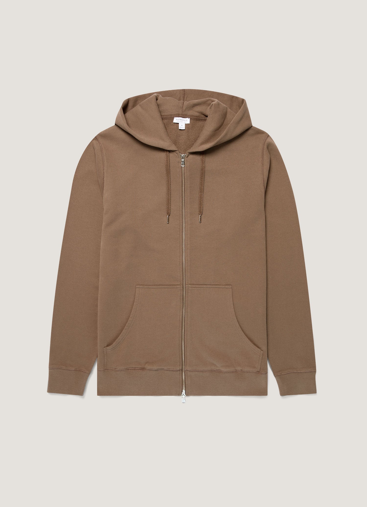 Men S Loopback Zip Hoodie In Dark Cedar