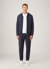 Men's Loopback Zip Hoodie in Navy