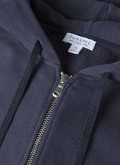 Men's Loopback Zip Hoodie in Navy