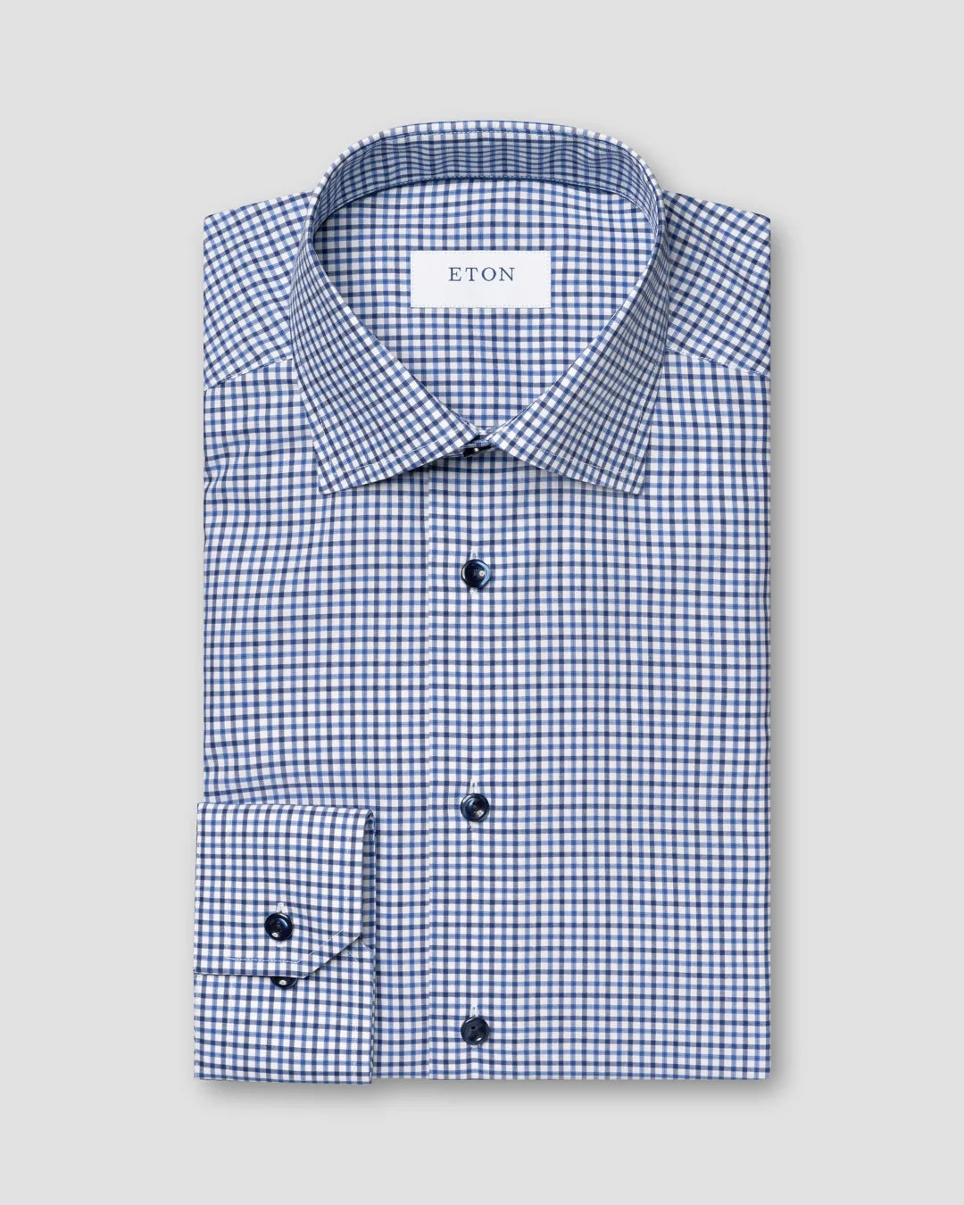 Check Fine Twill Shirt Eton