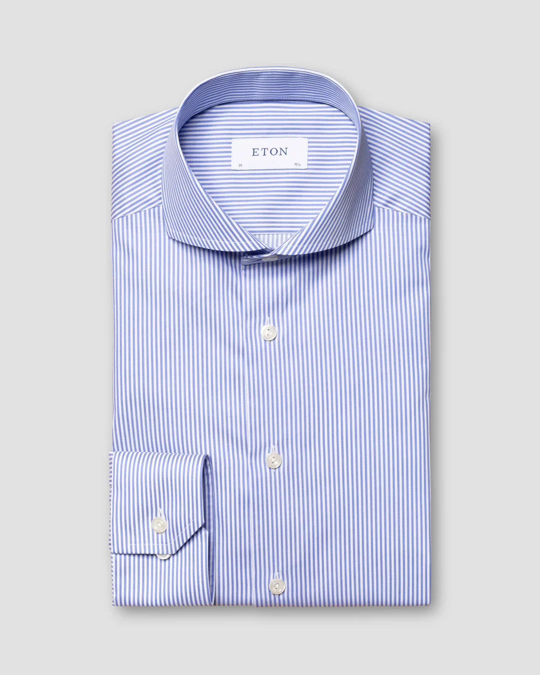 Striped Fine Twill Shirt Eton