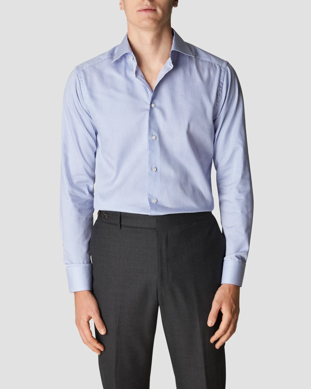 Bengal Striped Fine Twill Shirt Eton
