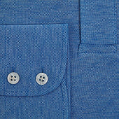 Long Sleeve Cotton Polo Shirt