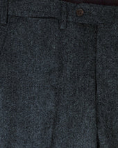 Dark Blue Pure Wool Trousers