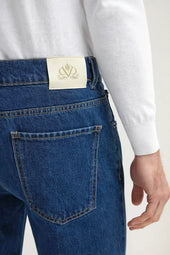 Straight Jeans Candiani Cotton Made In Italy