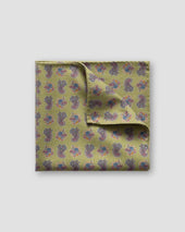 Green Wool Pocket Square