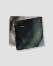 Mid Watercolor Print Silk Pocket Square
