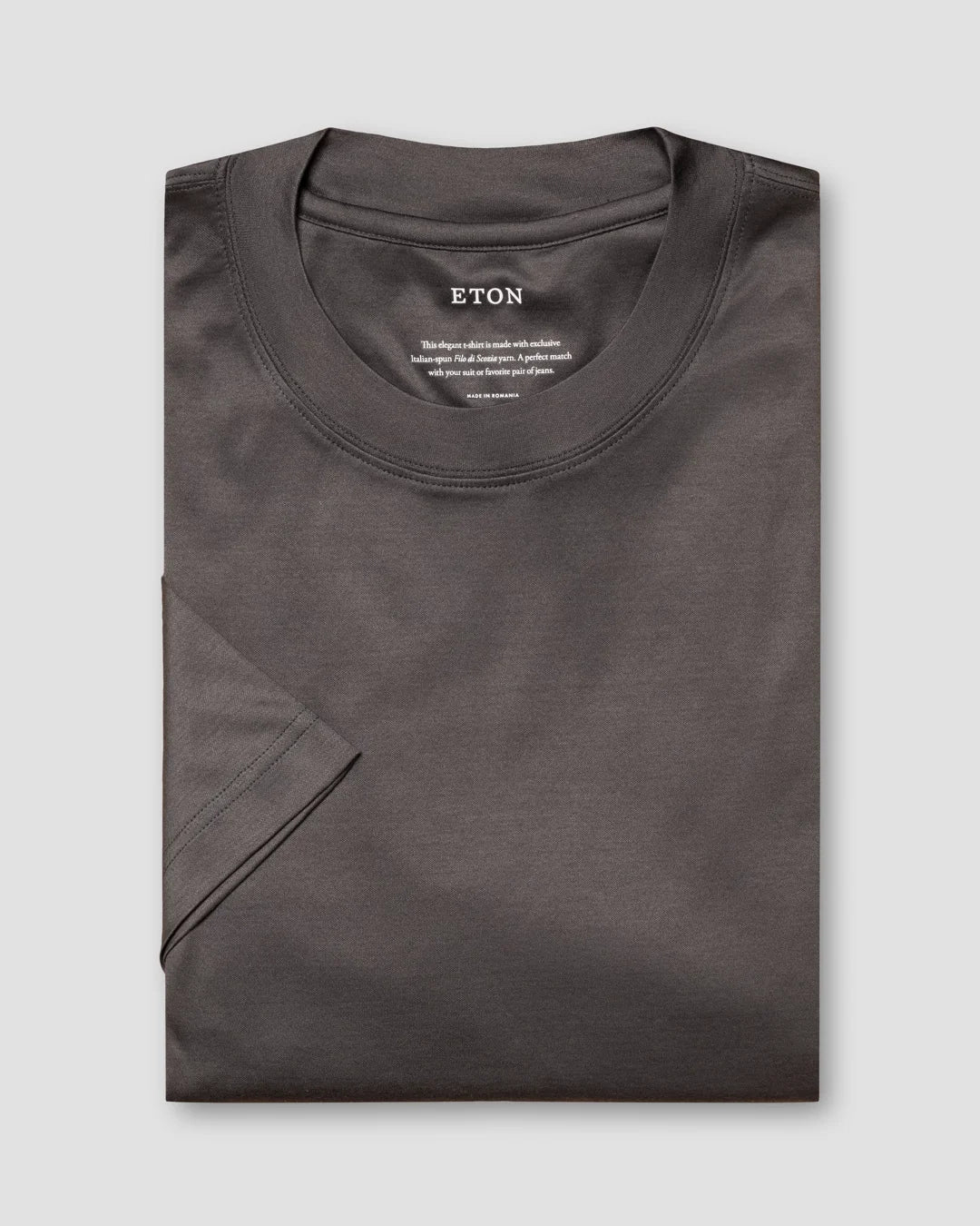 Mid Gray Filo Di Scozia T Shirt Eton