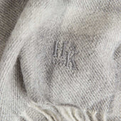 Mid Pane Check Cashmere Shawl