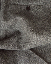 Mid Grey Pure Wool Trousers